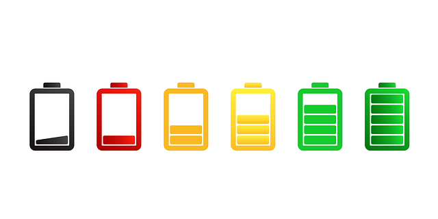 battery charge level indicators set